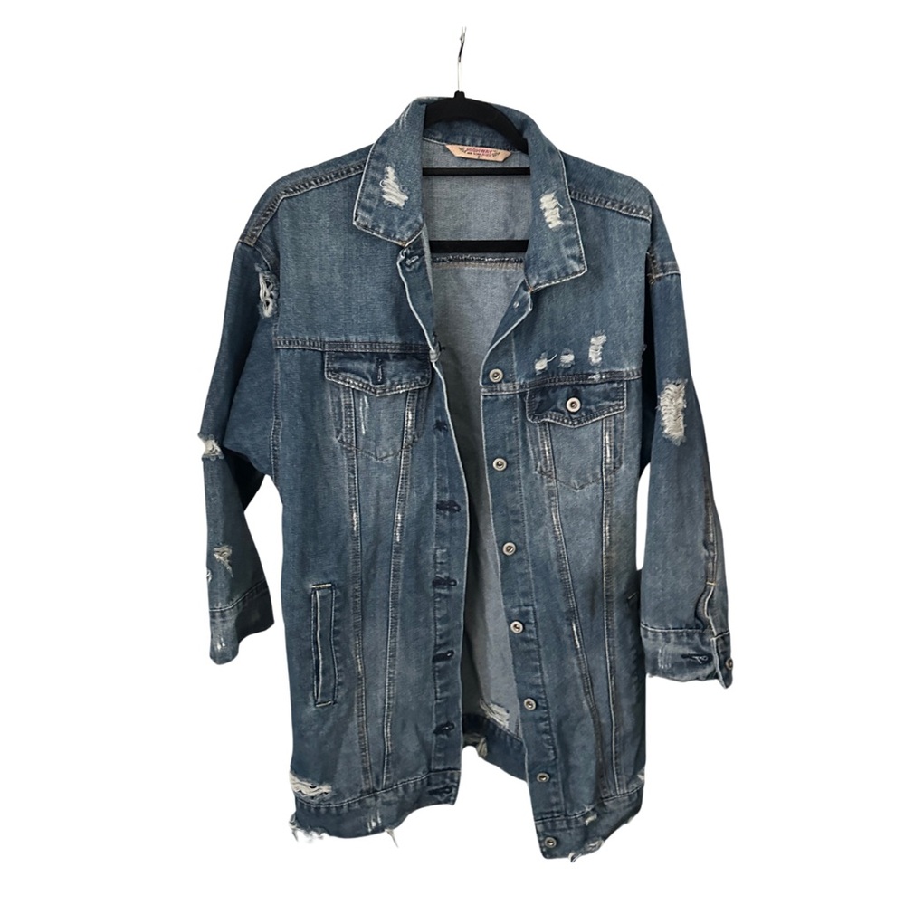 Vintage Early 2000’s Denim Trench Coat